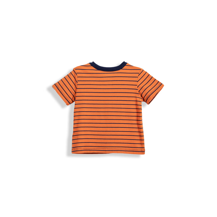 Poney Essential Vibrant Orange Sleepy Tiger Short Sleeve Tee
