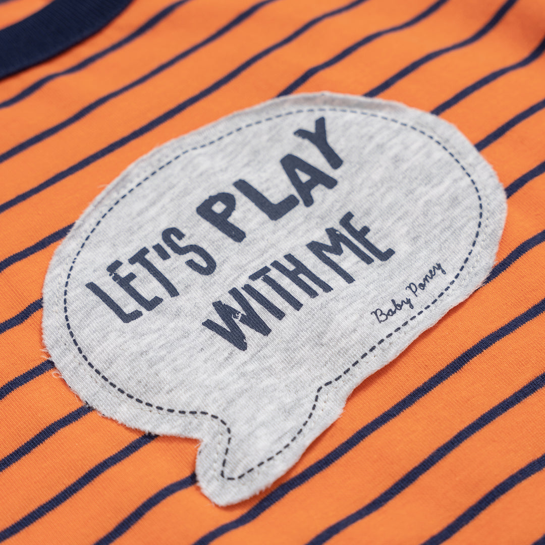Poney Essential Let's Play with Me Short Sleeve Romper