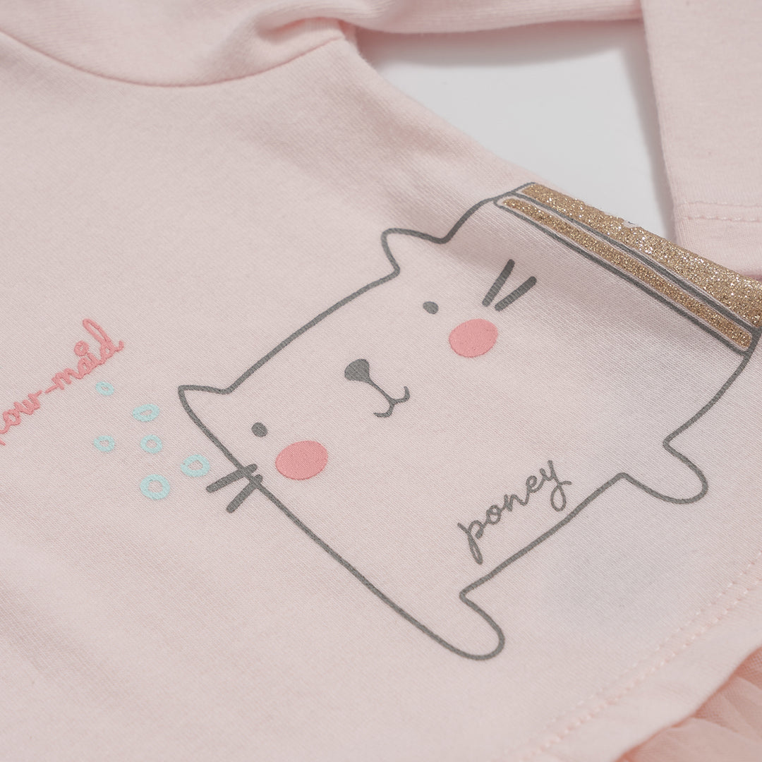 Poney Essential Meow-maid Long Sleeve Top