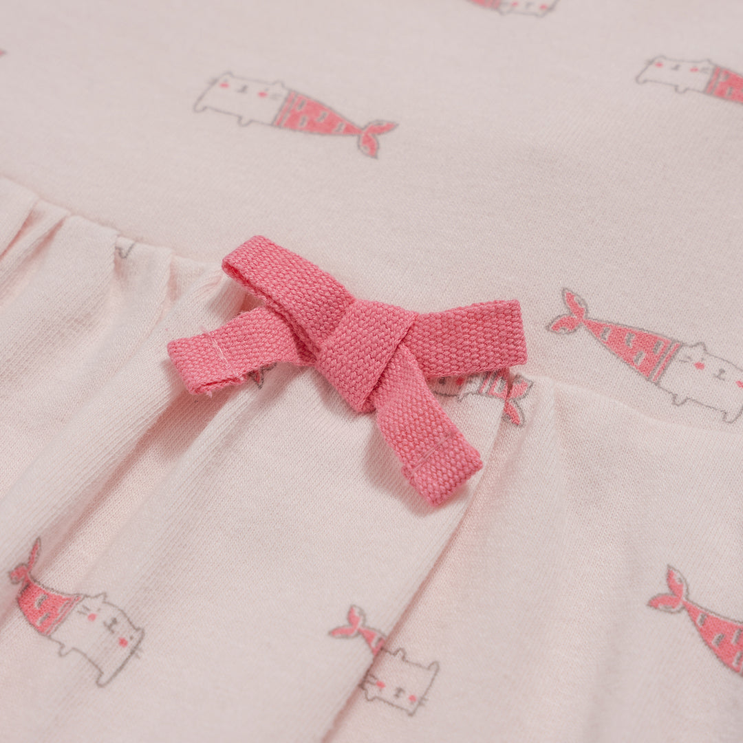 Poney Essential Meow-maid Short Sleeve Dress
