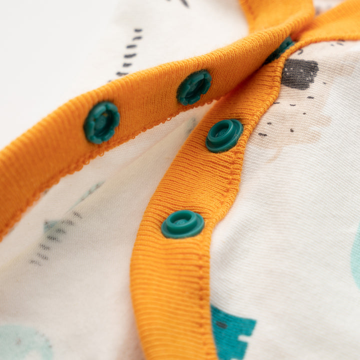 Poney Essential Elephant Safari Short Sleeve Bodysuit