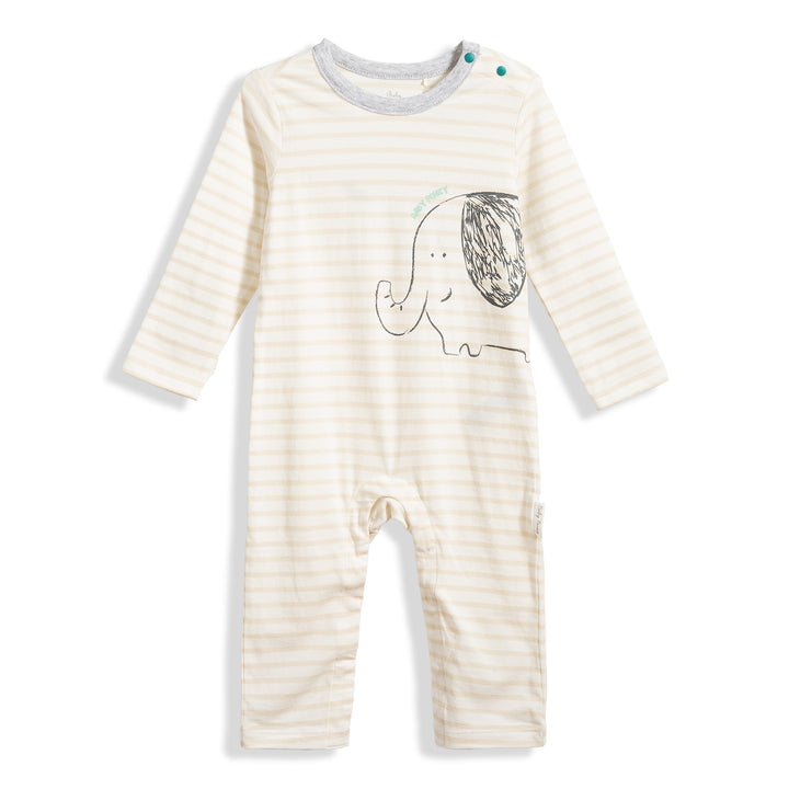 Poney Essential Chubby Steeple Grey Elephant Sleepsuit