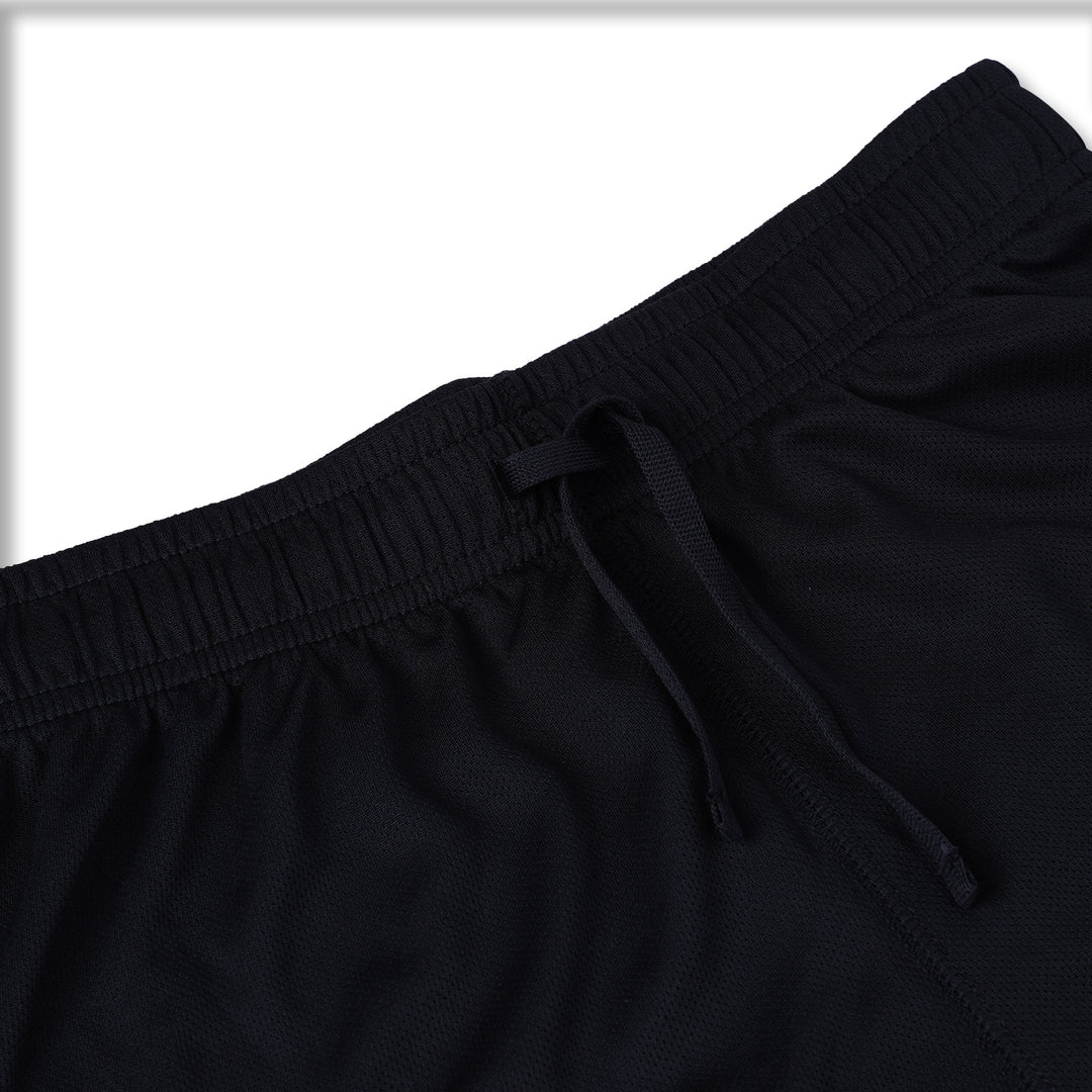 Poney Boys Black Sporty Bermuda Shorts