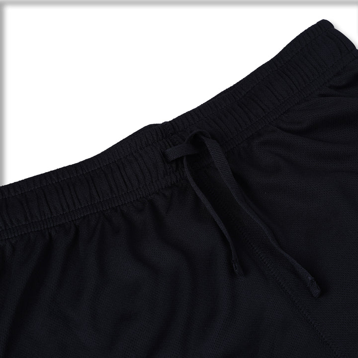 Poney Boys Black Sporty Bermuda Shorts