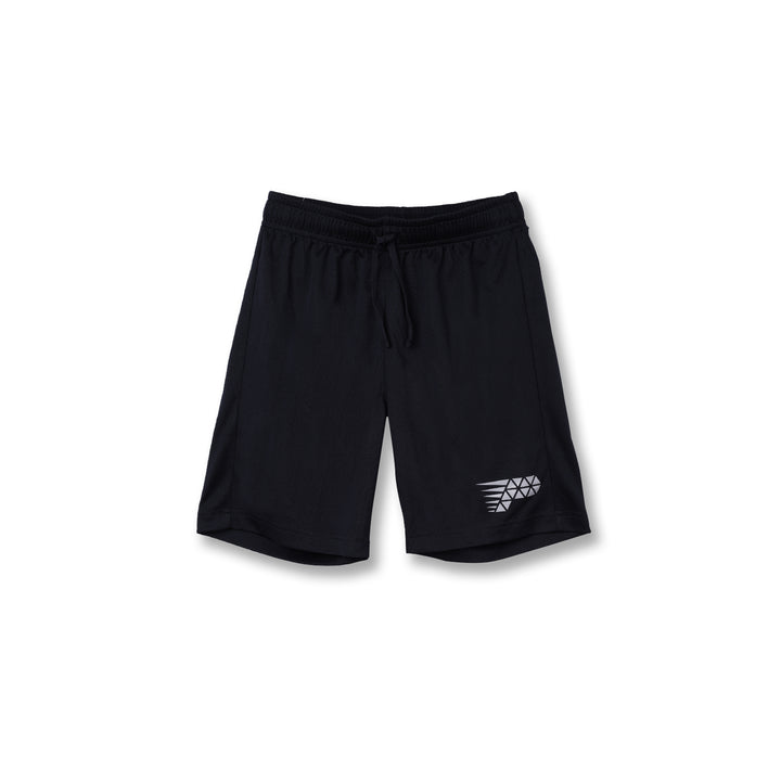 Poney Boys Black Sporty Bermuda Shorts