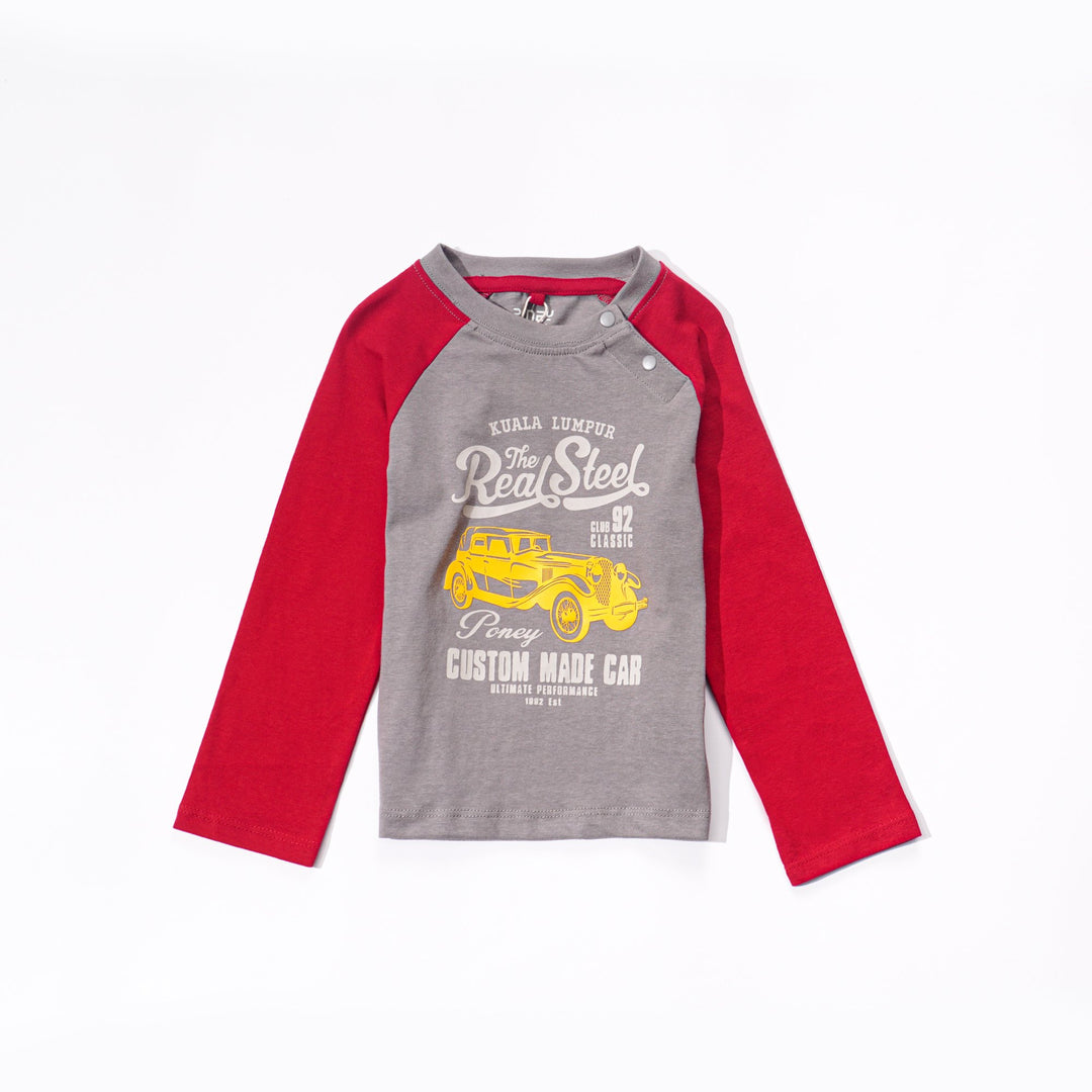 Poney Boys Long Sleeve Tee 7786 (6mths-12yrs)
