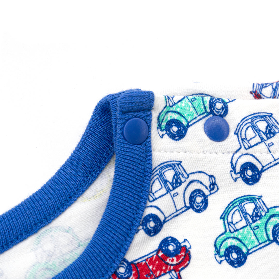 [Clearance] Poney Essential Boys 3-Pack Short Sleeve Bodysuits 80151