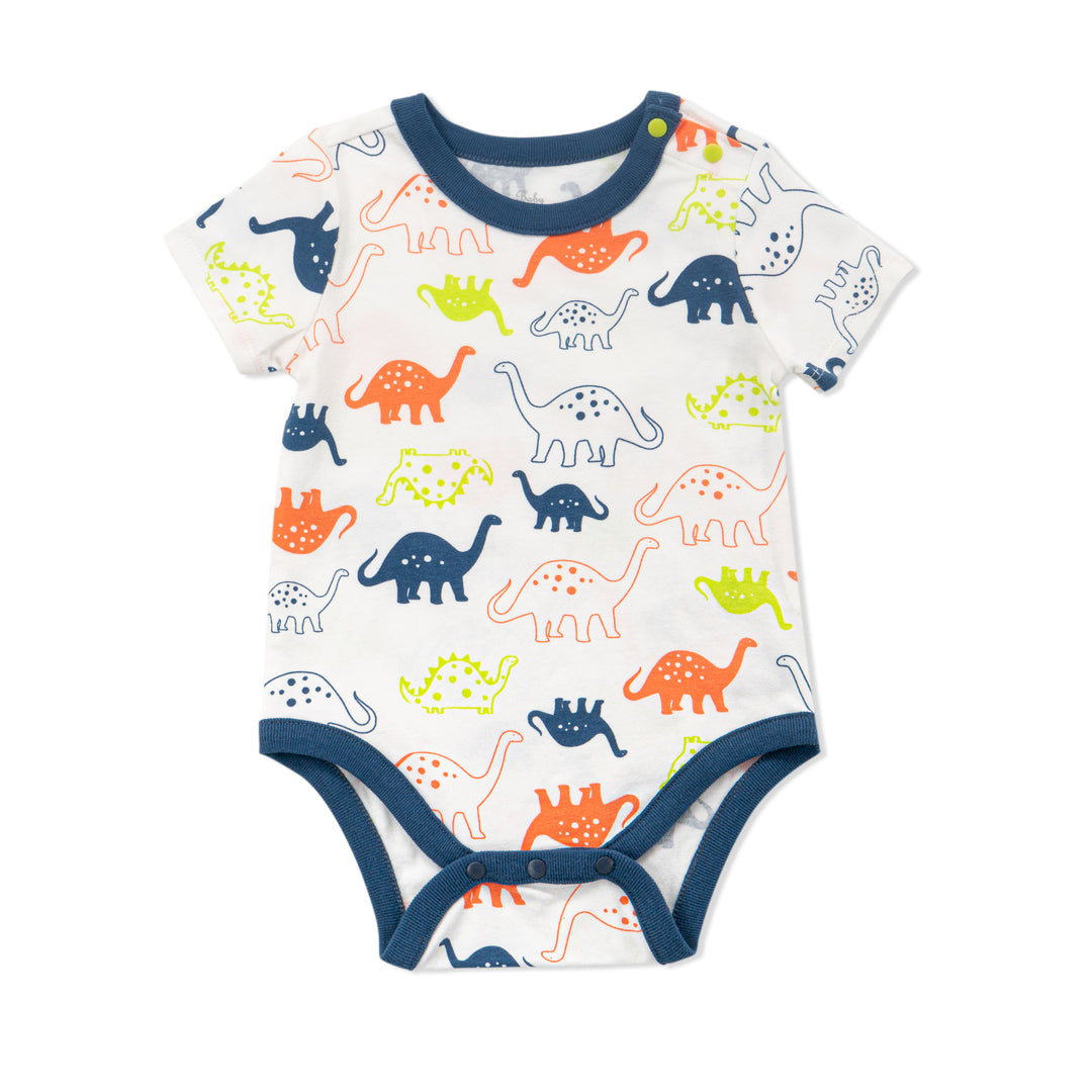 [Clearance] Poney Essential Boys 3-Pack Short Sleeve Bodysuits 80163