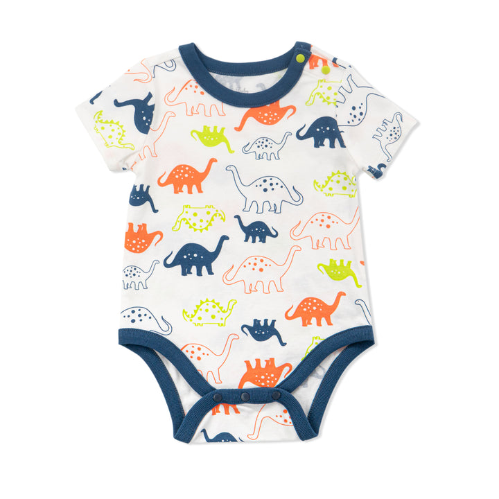 [Clearance] Poney Essential Boys 3-Pack Short Sleeve Bodysuits 80163