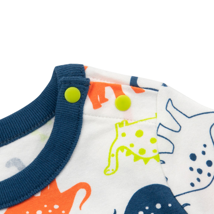 [Clearance] Poney Essential Boys 3-Pack Short Sleeve Bodysuits 80163