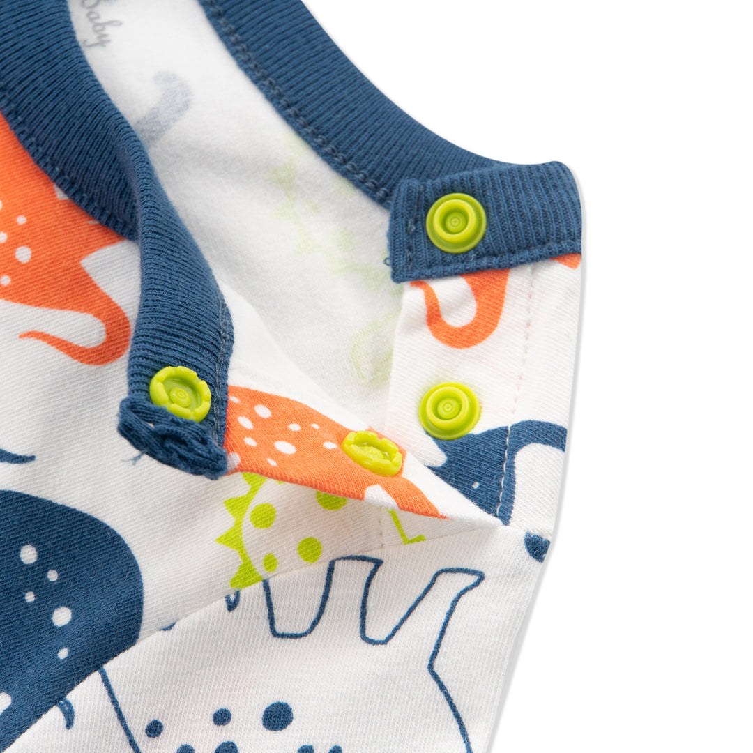 [Clearance] Poney Essential Boys 3-Pack Short Sleeve Bodysuits 80163