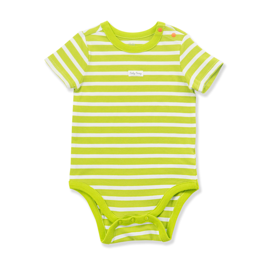 [Clearance] Poney Essential Boys 3-Pack Short Sleeve Bodysuits 80163