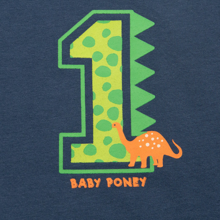 [Clearance] Poney Essential Boys 3-Pack Short Sleeve Bodysuits 80163