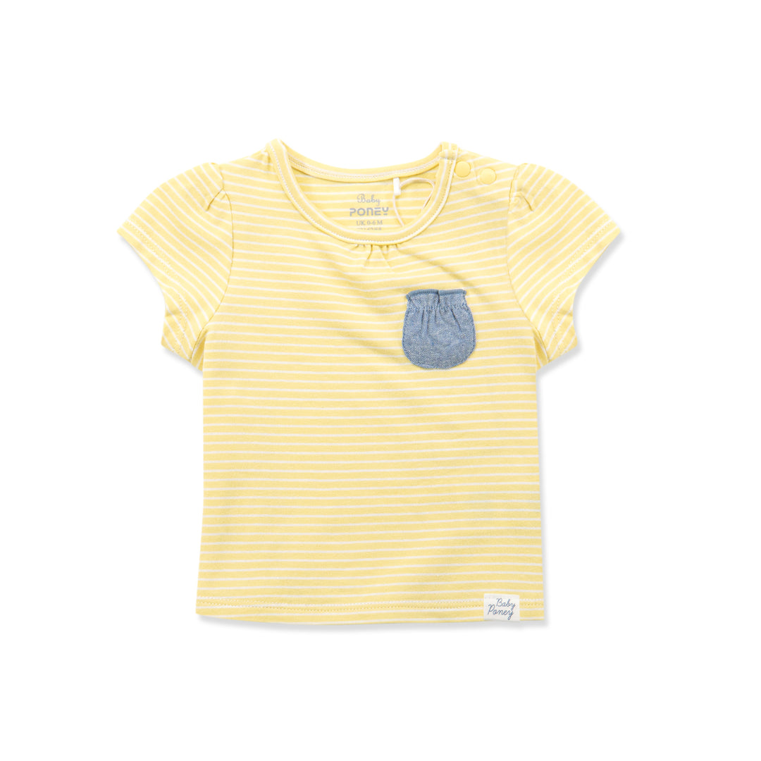 [Clearance] Poney Essential Girls 2 Pack Short Sleeve Top 80175