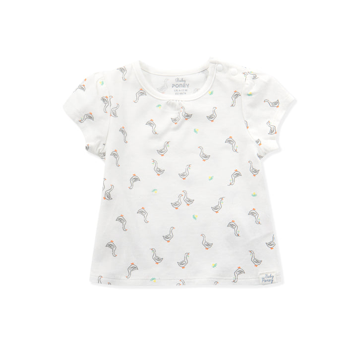 [Clearance] Poney Essential Girls 2 Pack Short Sleeve Top 80175