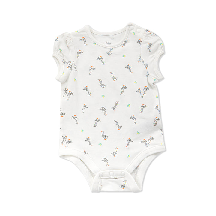 [Clearance] Poney Essential Girls 3-Pack Short Sleeve Bodysuits 80176