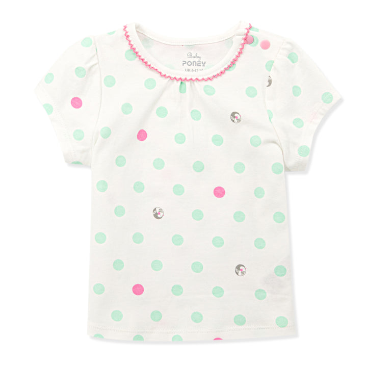 Poney Essential Girls 2 Pack Short Sleeve Top 80184