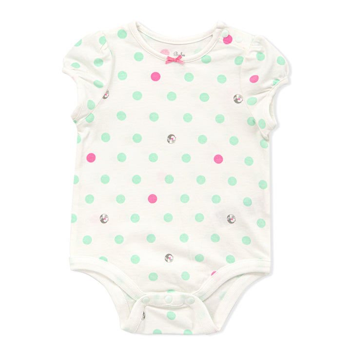 [Clearance] Poney Essential Girls 3-Pack Short Sleeve Bodysuits 80185