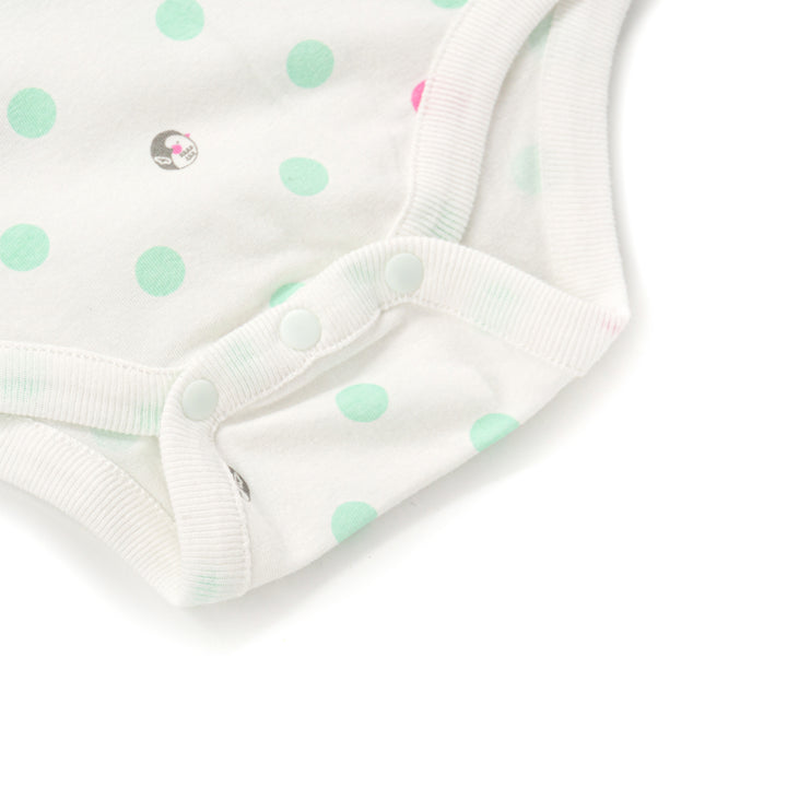 [Clearance] Poney Essential Girls 3-Pack Short Sleeve Bodysuits 80185