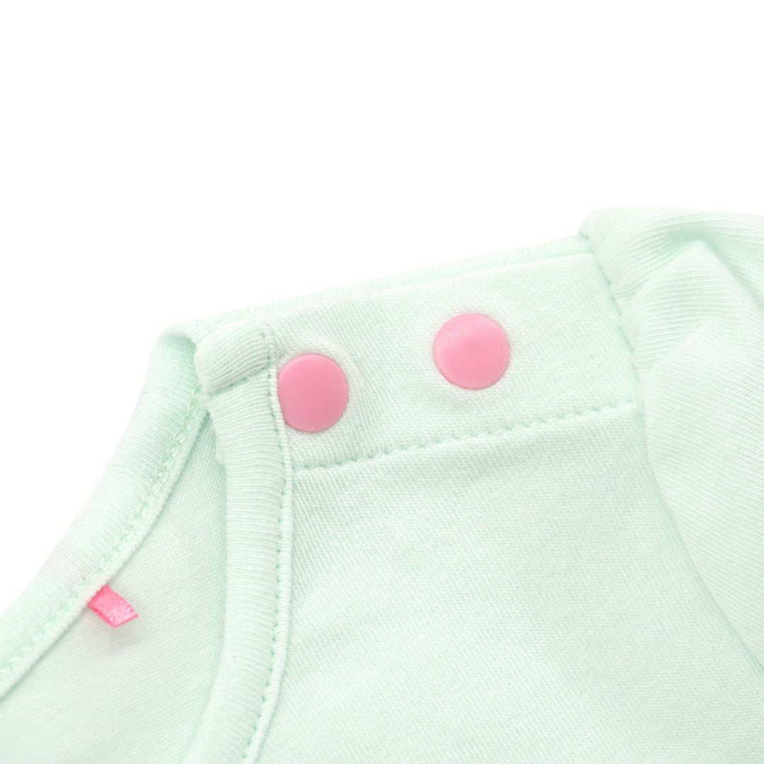 [Clearance] Poney Essential Girls 3-Pack Short Sleeve Bodysuits 80185