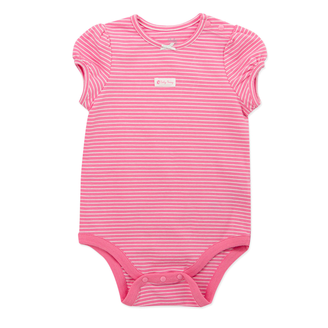 [Clearance] Poney Essential Girls 3-Pack Short Sleeve Bodysuits 80185