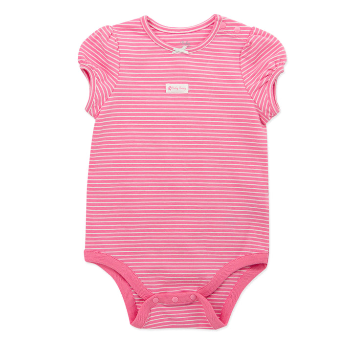 [Clearance] Poney Essential Girls 3-Pack Short Sleeve Bodysuits 80185