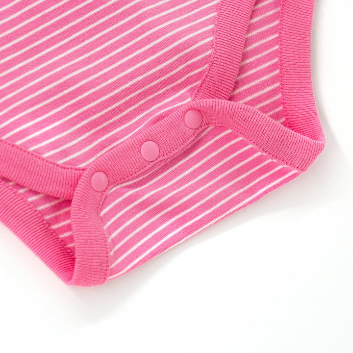 [Clearance] Poney Essential Girls 3-Pack Short Sleeve Bodysuits 80185