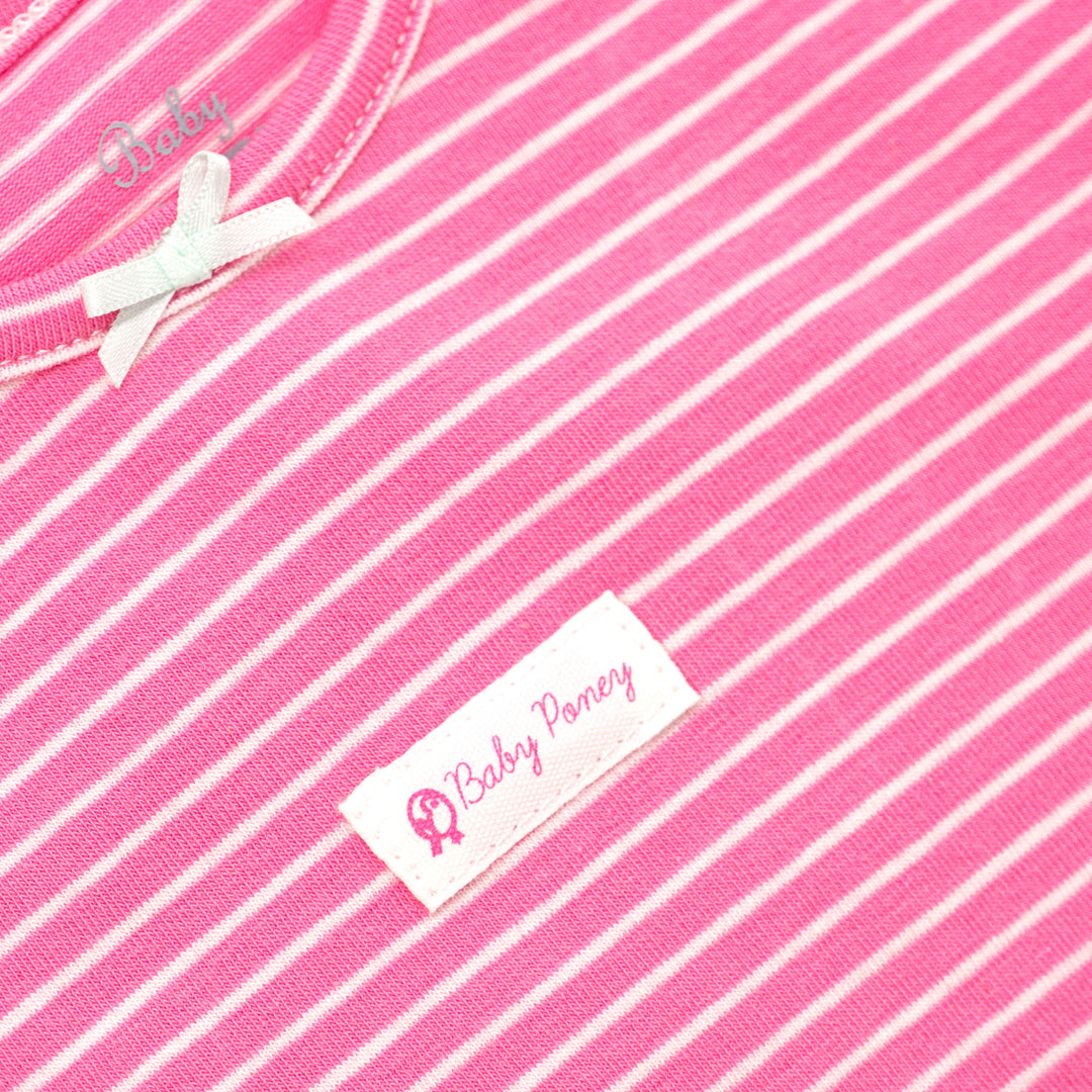 [Clearance] Poney Essential Girls 3-Pack Short Sleeve Bodysuits 80185