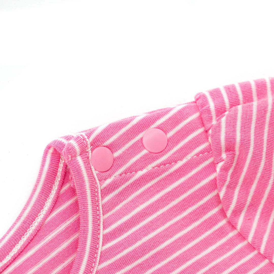 [Clearance] Poney Essential Girls 3-Pack Short Sleeve Bodysuits 80185