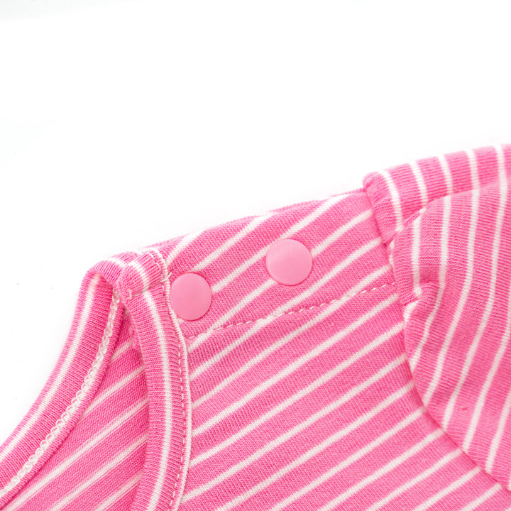 [Clearance] Poney Essential Girls 3-Pack Short Sleeve Bodysuits 80185