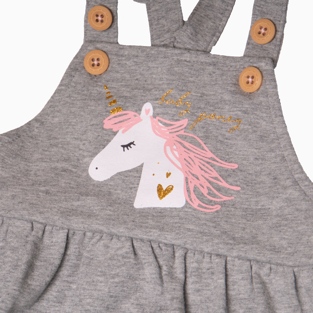 Poney Girls Short Dungaree 80597