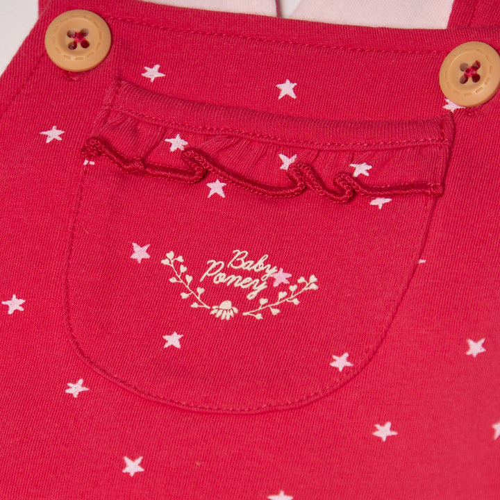 Poney Girls Short Dungaree 80598