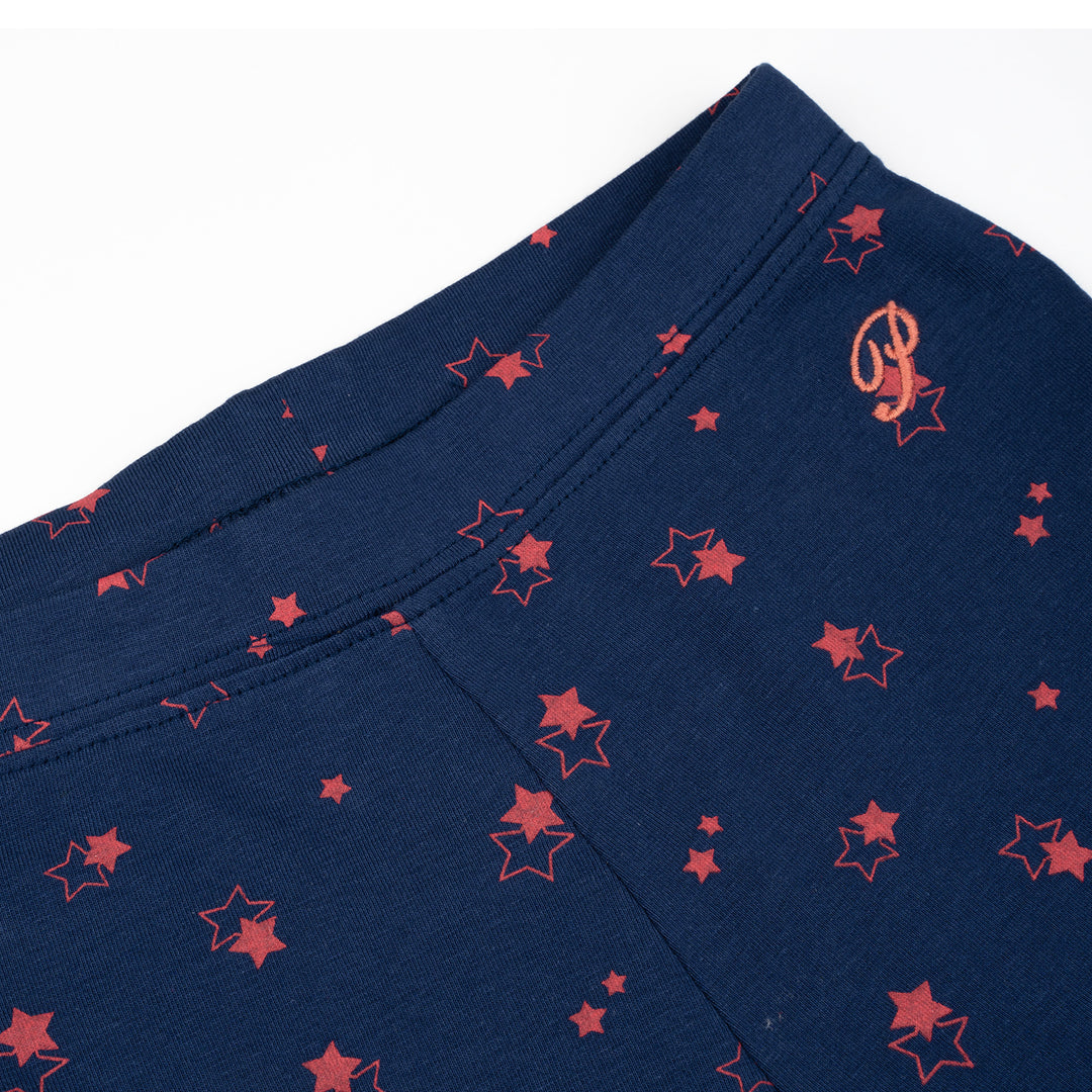 Poney Girls Navy Dubarry Stars Leggings