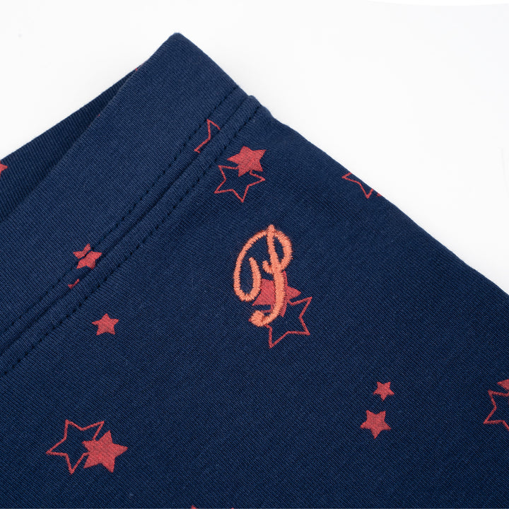 Poney Girls Navy Dubarry Stars Leggings