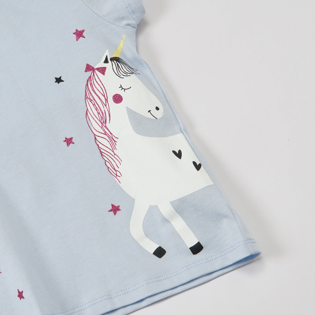 Poney Girls S/Sleeve Tee 8562