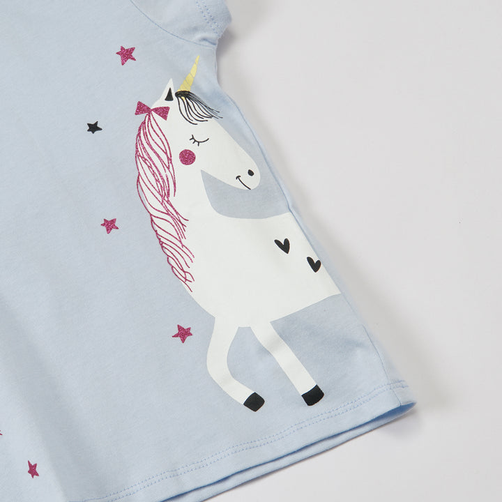 Poney Girls S/Sleeve Tee 8562