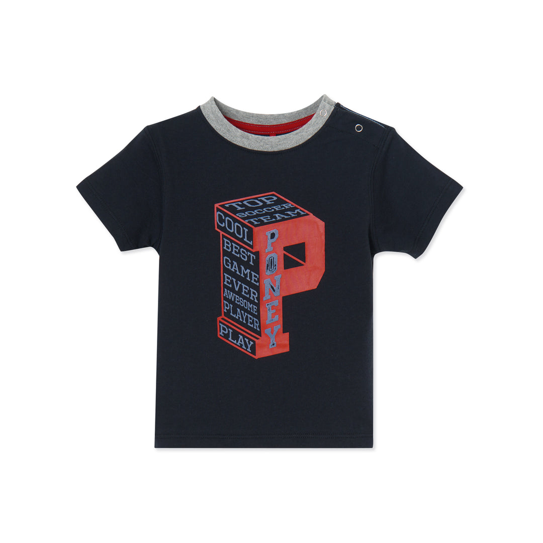 Poney Boys S/Sleeve Tee 8574 (6mths-12yrs)