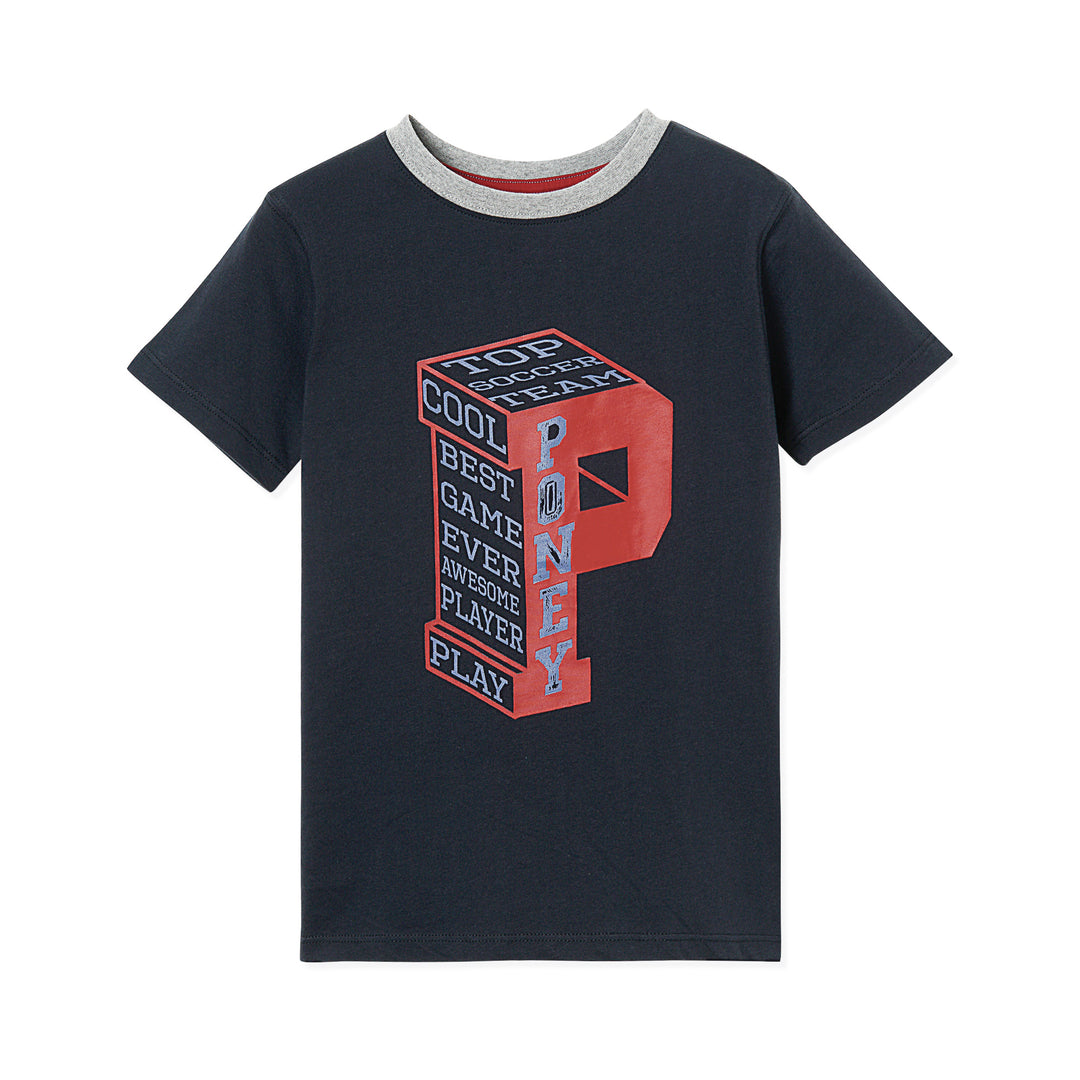 Poney Boys S/Sleeve Tee 8574 (6mths-12yrs)