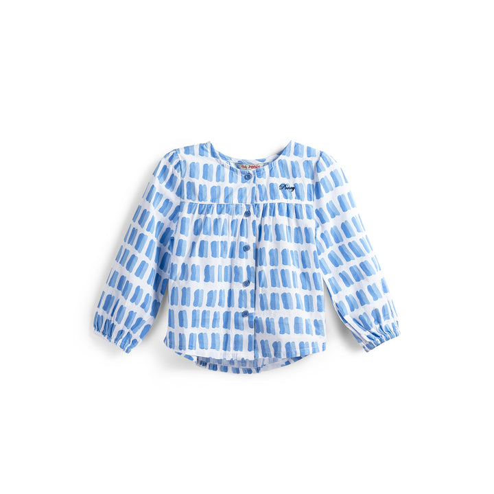 Poney Girls Long Sleeve Blouse 8626