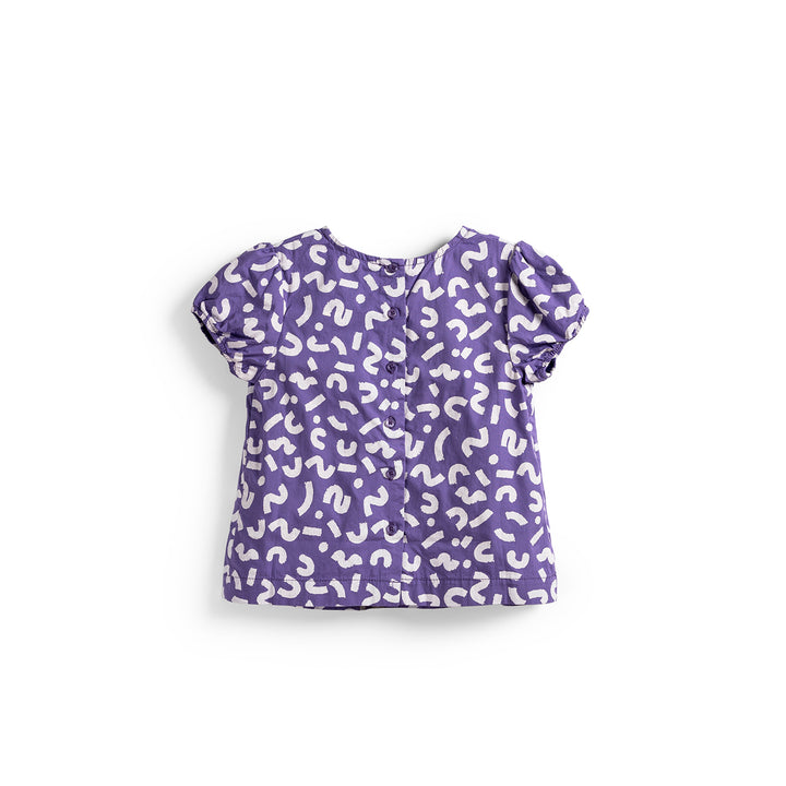 Poney Girls Short Sleeve Blouse 8631