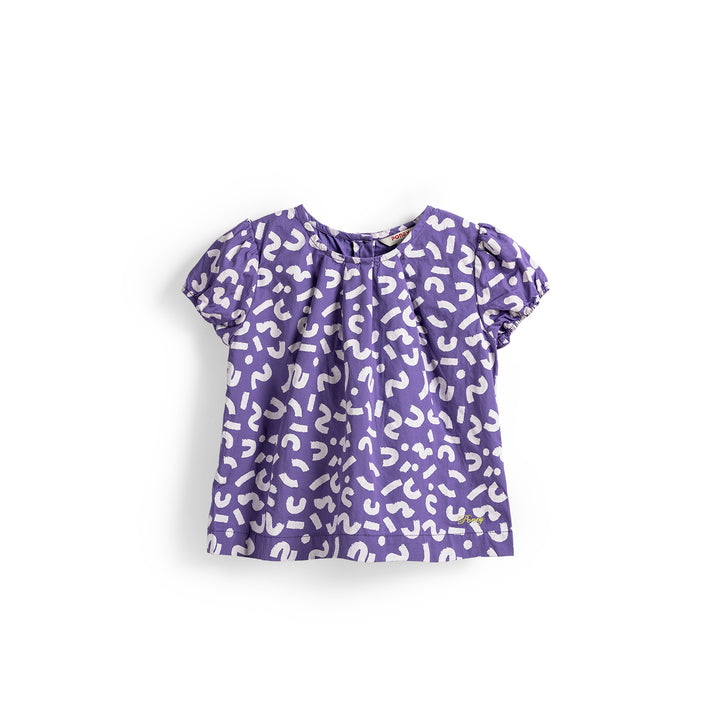 Poney Girls Short Sleeve Blouse 8631