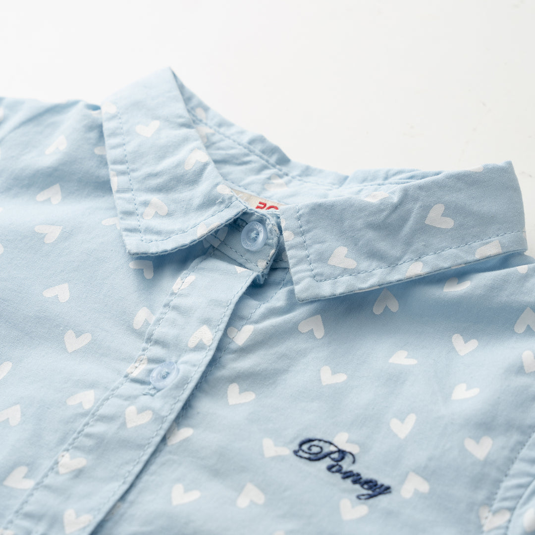 Poney Girls Long Sleeve Blouse 8644