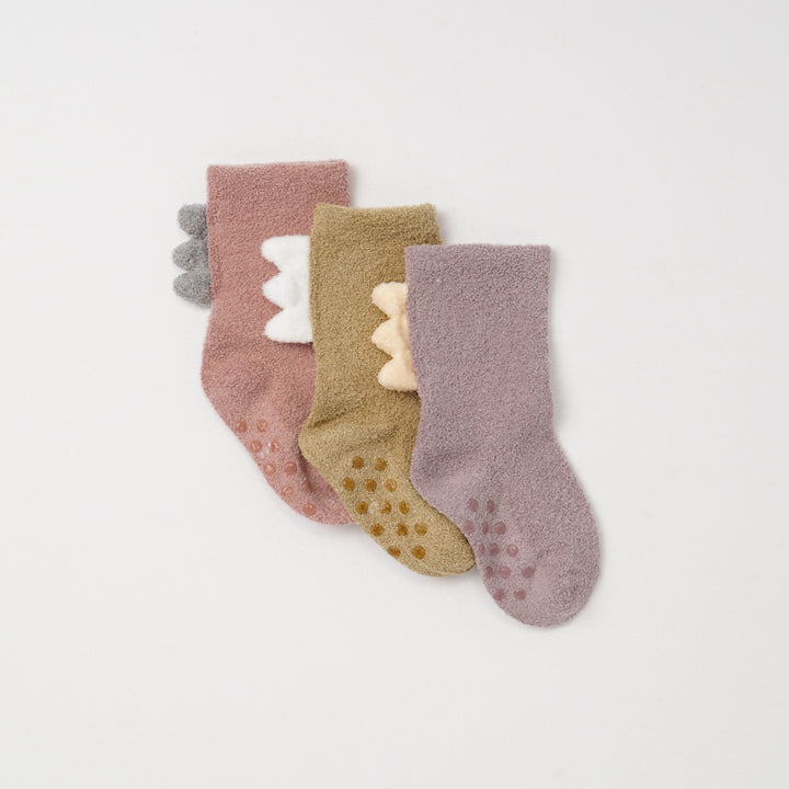 Poney Baby Girls 3-Pack Socks 9290