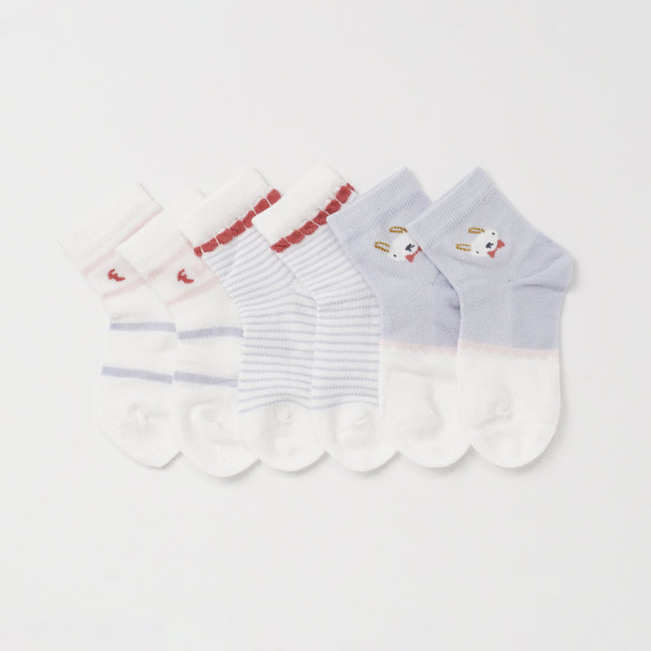 Poney Girls 3-Pack Socks 9292