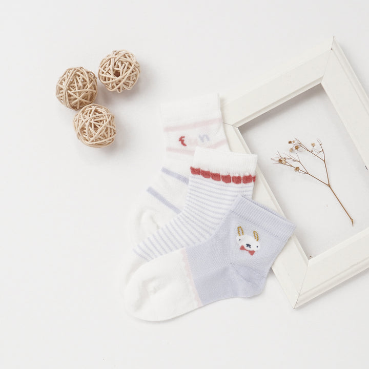 Poney Girls 3-Pack Socks 9292
