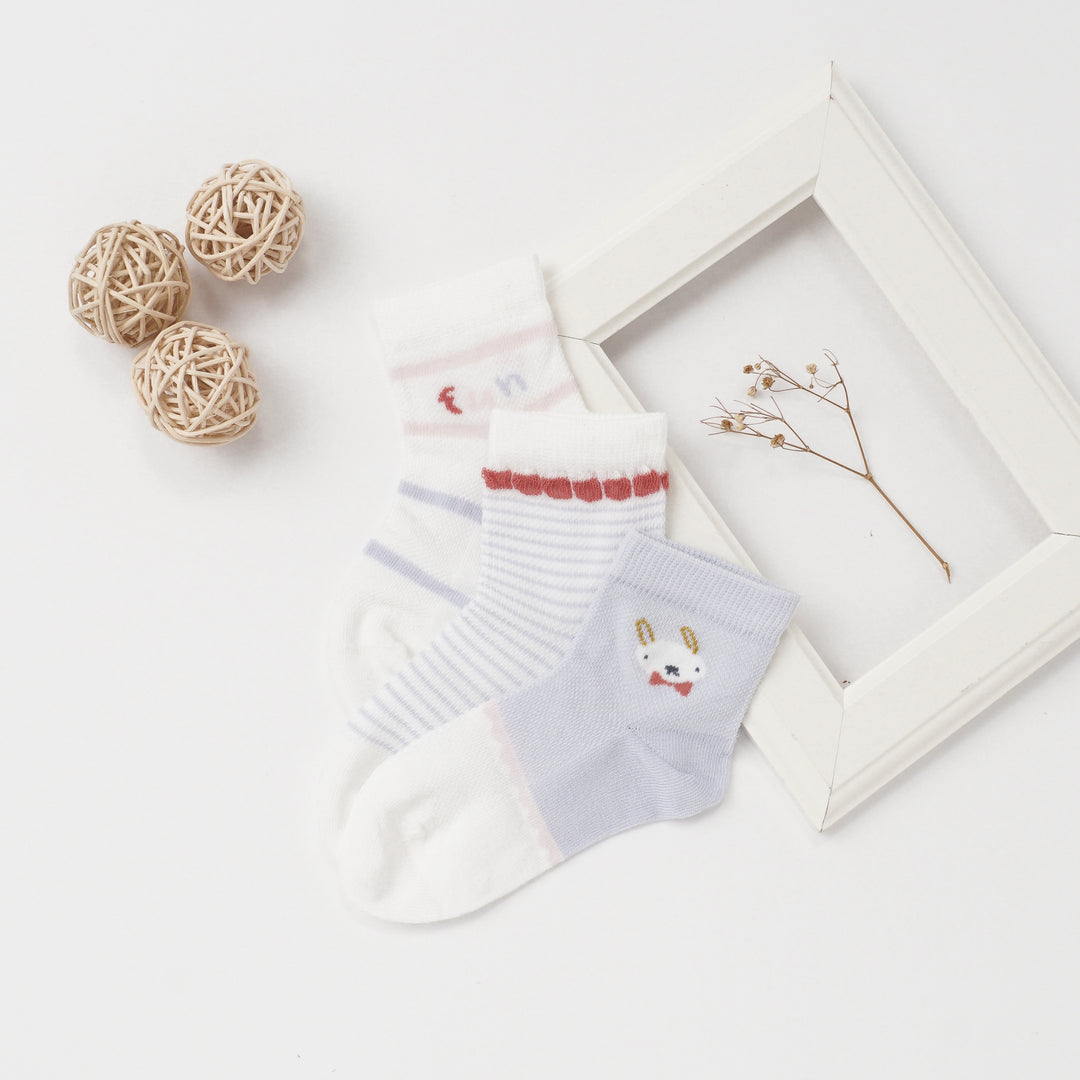 Poney Girls 3-Pack Socks 9292
