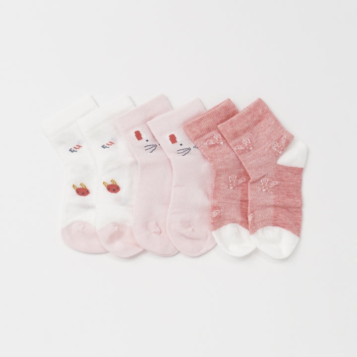 Poney Girls 3-Pack Socks 9295