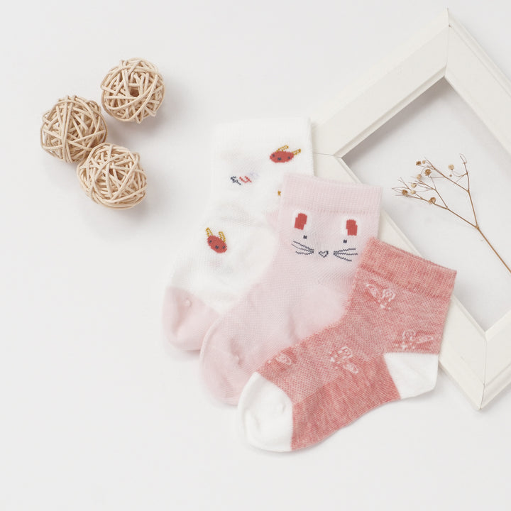Poney Girls 3-Pack Socks 9295