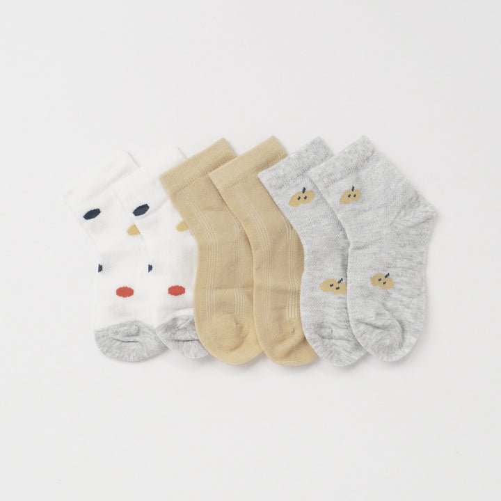 Poney Girls 3-Pack Socks 9296