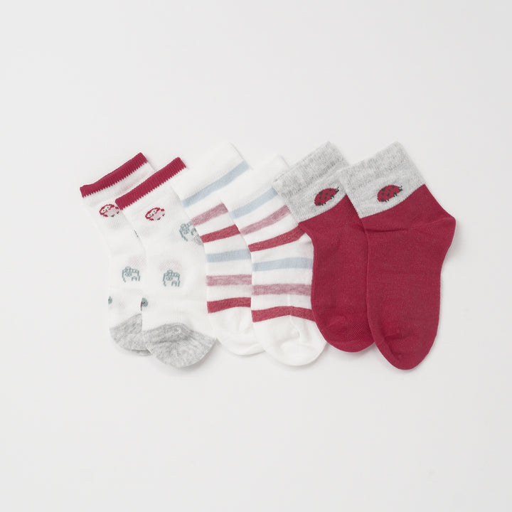 Poney Girls 3-Pack Socks 9298